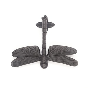 Cast Iron Rustic Vintage Dragonfly Door Knocker