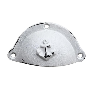 Traditionelle Anchor Nautical Antique White Tasse / Griff