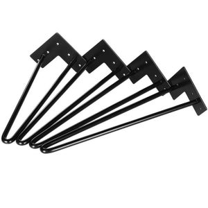 Vintage Retro Black Hairpin Legs, 16&#39;&#39; & 28&#39;&#39;