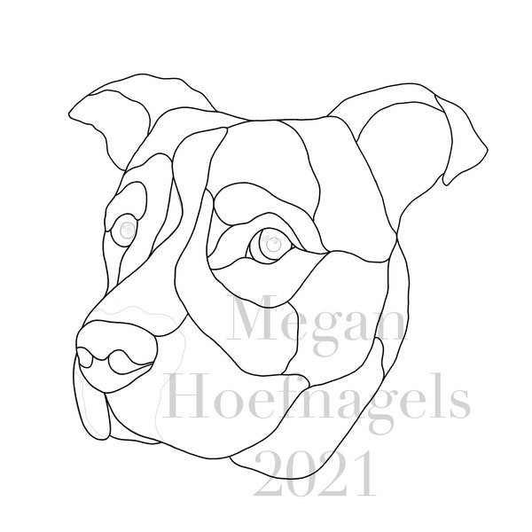 Aangepaste patronen voor gebrandschilderd glas voor huisdieren