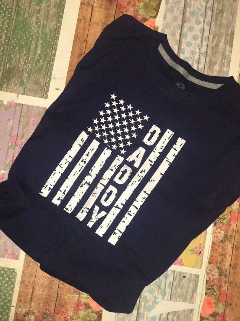 American flag daddy t shirt