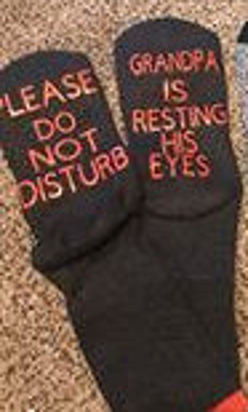 Socks with sayings