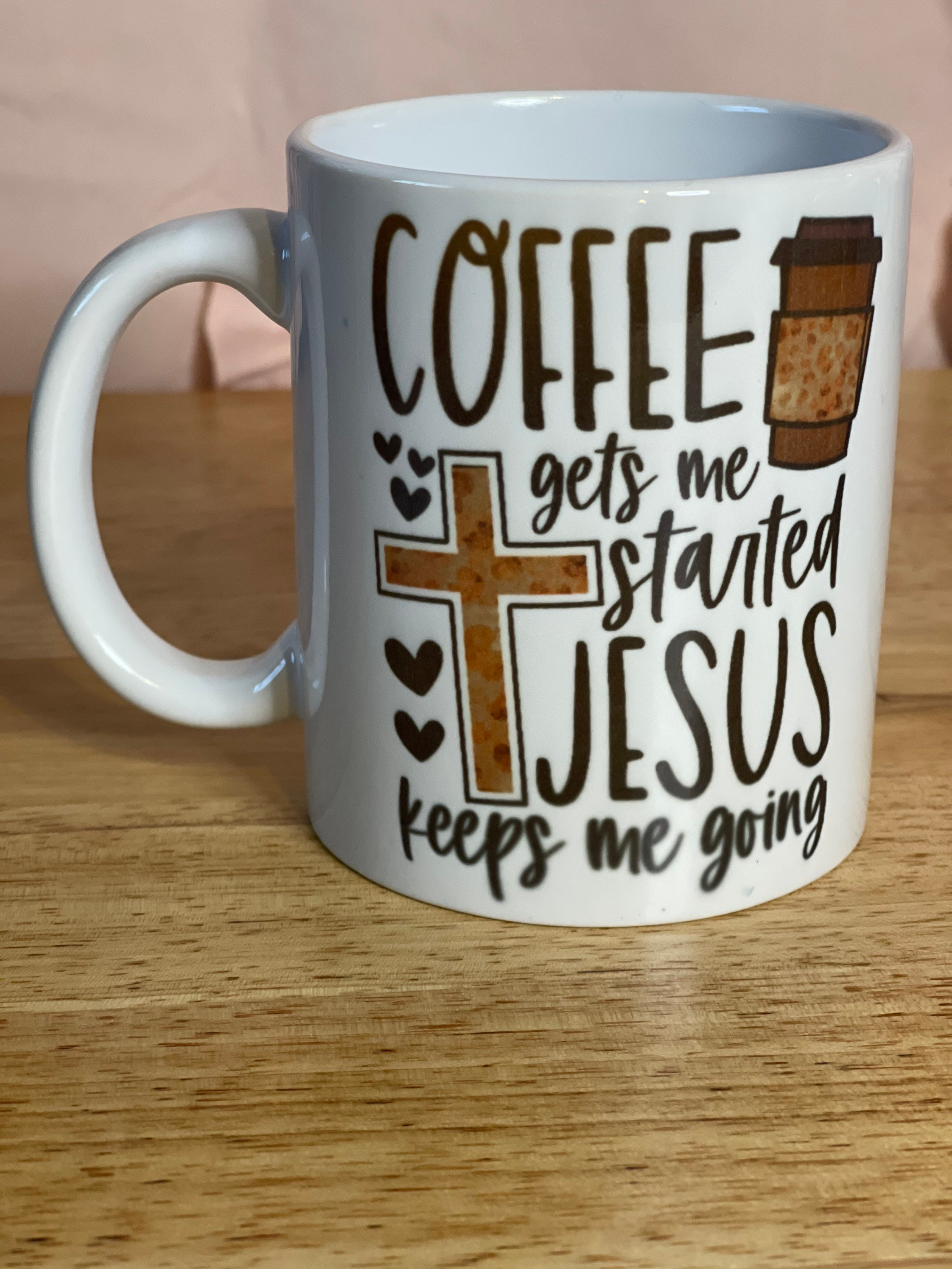 Coffee and Jesus 11oz Coffee cup | Etsy