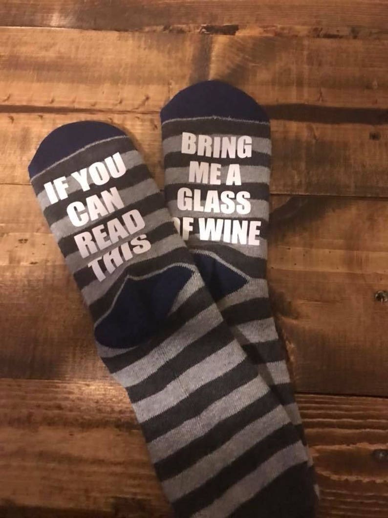 Socks with sayings