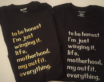 私はただ思いつきでやっているだけ Tシャツ
