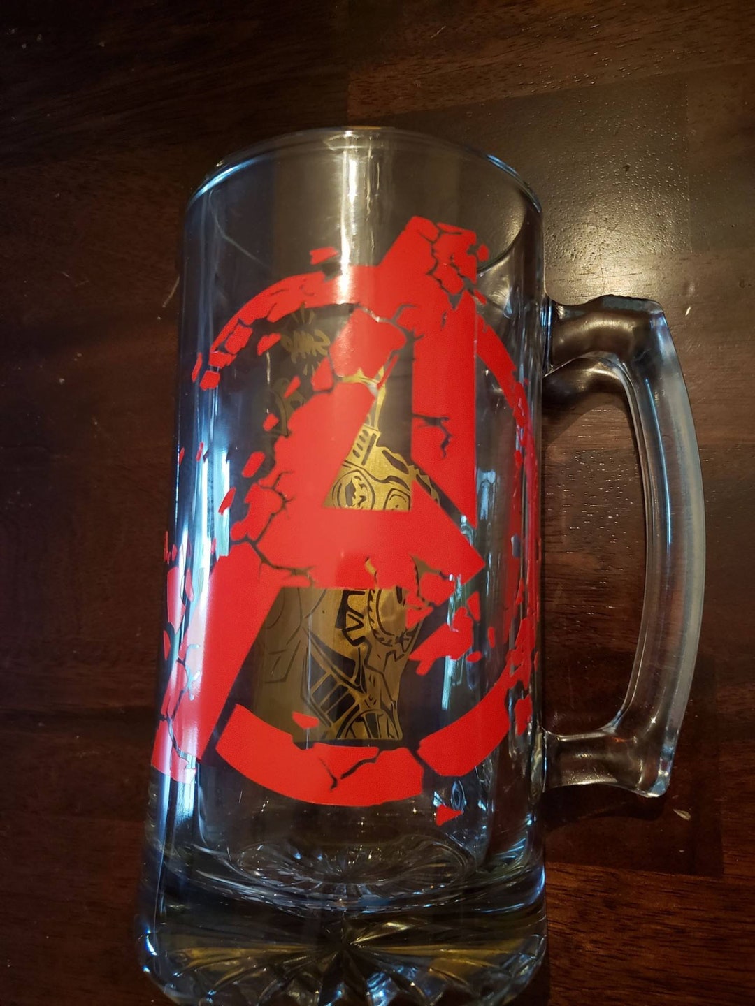 Superhero, Beer Mug, Gift for Him, Gift for Her, Thanos, Avengers