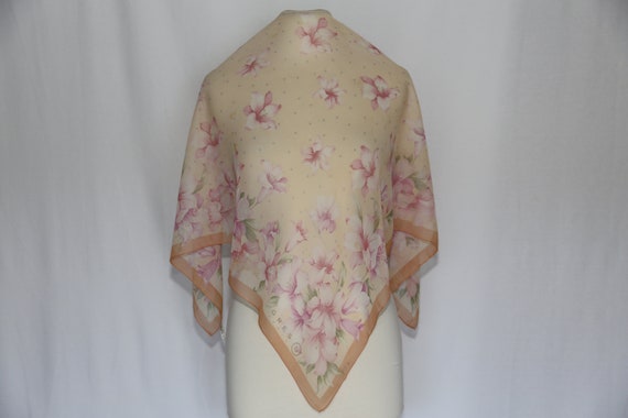 【昭和レトロ】GRES paris(マダム・グレ) ヴィンテージ  スカーフ Gres paris silk scarf - Gem
