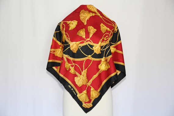 Authentic Junko Shimada silk twill scarf vintage … - image 1