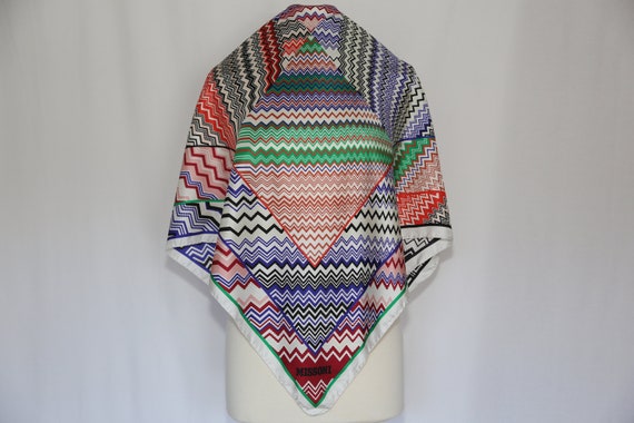 Authentic Missoni Made in Italy designer silk twi… - image 1