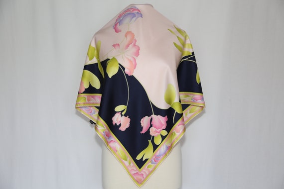 Authentic 80s Made in Italy LEONARD designer silk… - image 1
