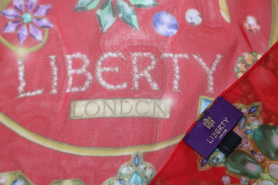 Rare! Authentic LIBERTY Made in Italy silk Chiffo… - image 3
