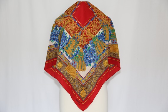 Authentic 70s Cadei MILANO silk scarf vintage Ama… - image 1