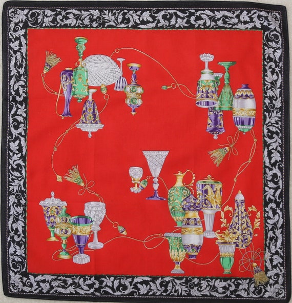 Authentic Middle Eastern Design vintage cotton sc… - image 2