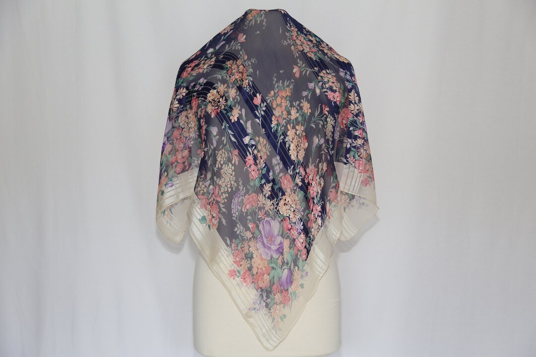 Scroll Silk Scarf main image 1