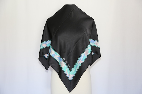 Authentic 70s JACQUES HEIM luxury designer silk s… - image 1