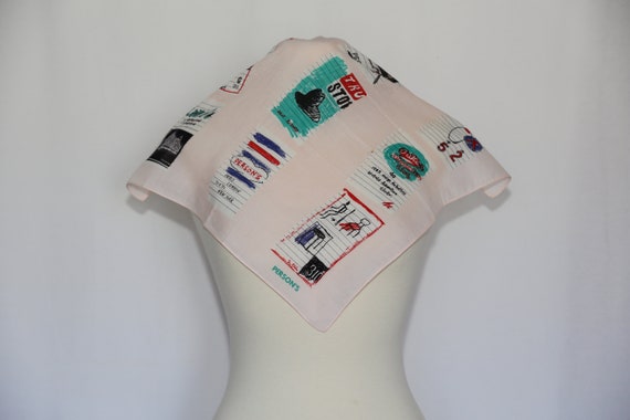Authentic PERSON’S cotton vintage scarf bandanna … - image 1