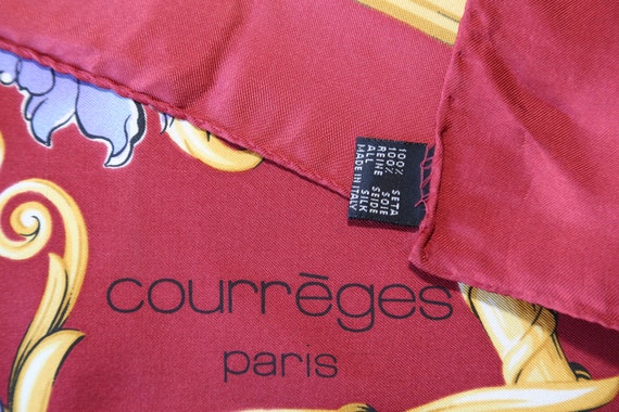 Authentic Courreges Paris Made in Italy designer … - image 3