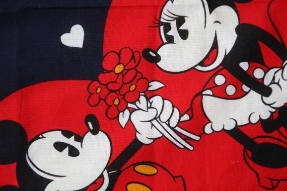 Authentic Disney Mickey and Minnie cotton vintage… - image 3