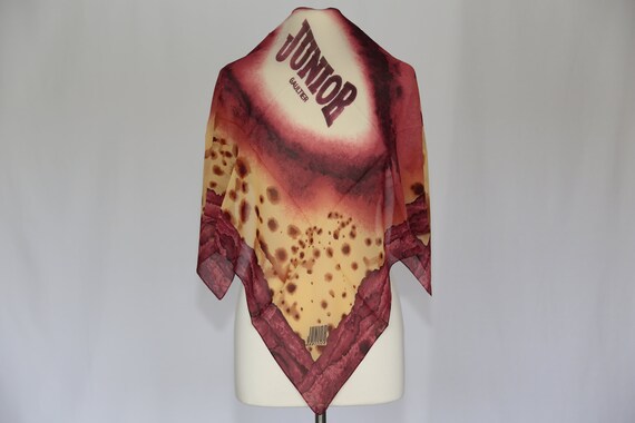 Authentic JUNIOR GAULTIER luxury designer silk sca