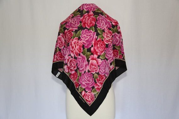 Authentic Pierre Cardin designer silk scarf vintag