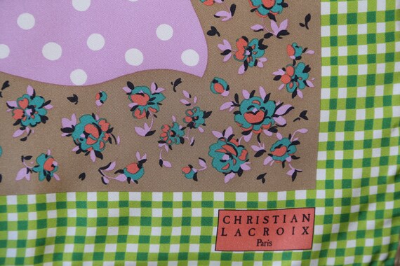 NWT! Authentic 80s Christian Lacroix Made in Ital… - image 8