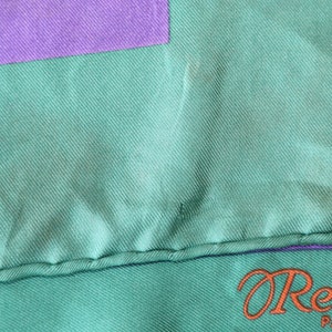 Authentic 70s Revillon PARIS silk twill scarf luxury designer vintage square image 3