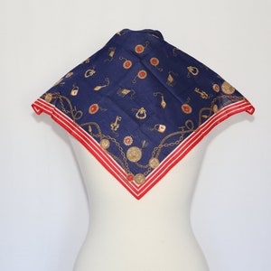 Authentic Roberta di Camerino cotton scarf neckerchief bandana vintage