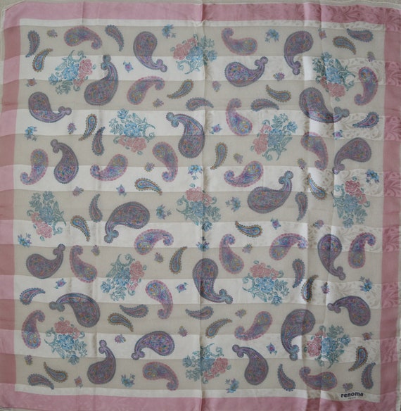 renoma PARIS ペイズリー アート シルク ネクタイ イタリア製 Renoma tie pinsfashion - Gem