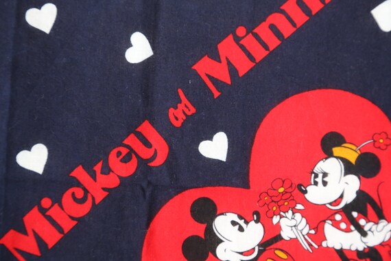 Authentic Disney Mickey and Minnie cotton vintage… - image 4