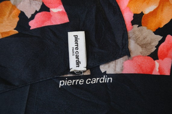 Authentic Pierre Cardin designer silk scarf vinta… - image 4