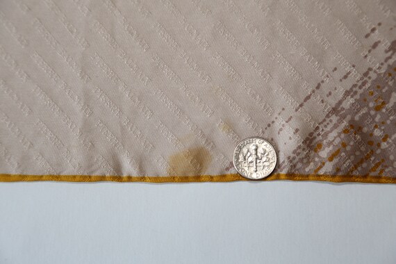 Authentic Pierre Balmain designer silk twill scar… - image 7