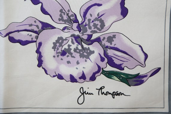 Authentic Jim Thompson luxury designer Soft silk … - image 5