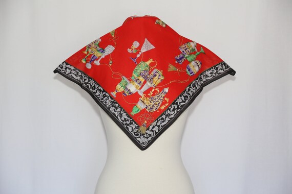 Authentic Middle Eastern Design vintage cotton sc… - image 1