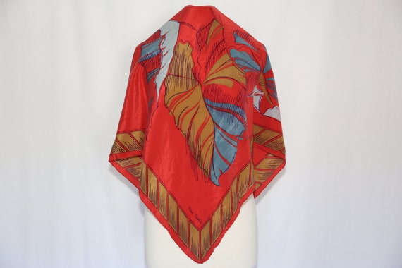 Authentic Pierre Cardin designer silk scarf vinta… - image 1