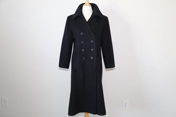 Authentic LOVE OTHER Classic double breasted long… - image 4