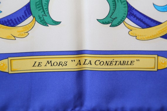 Authentic Hermès Le Mors a la Conetable Silk Scar… - image 4