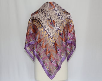Authentic Louis Feraud Paris silk scarf vintage