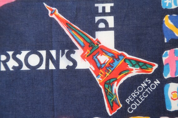 Authentic PERSON’S Collection Eiffel Tower cotton… - image 4