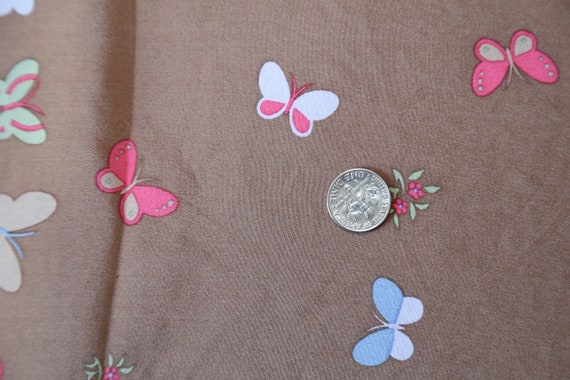 Authentic Hanae Mori designer Butterfly silk scar… - image 6
