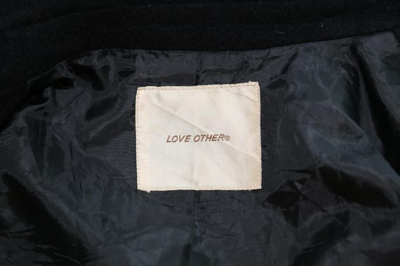 Authentic LOVE OTHER Classic double breasted long… - image 8