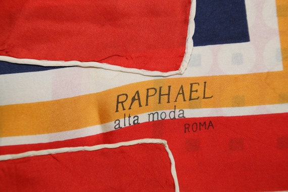 Authentic 70s RAPHAEL ALTA MODA Bold Graphic desi… - image 4