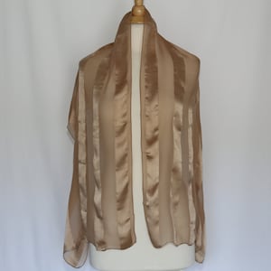 Authentic 70s Pierre Cardin silk scarf wrap vintage oblong rectangular