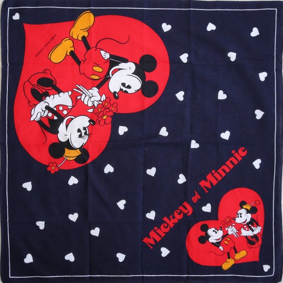 Authentic Disney Mickey and Minnie cotton vintage… - image 2