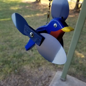 Blue Bird Mini Whirligig