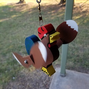 Red Rooster Mini Whirligig