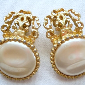 Boucles D'oreille Clips Vintage Bois Années 90 - Occasion, Style Rétro