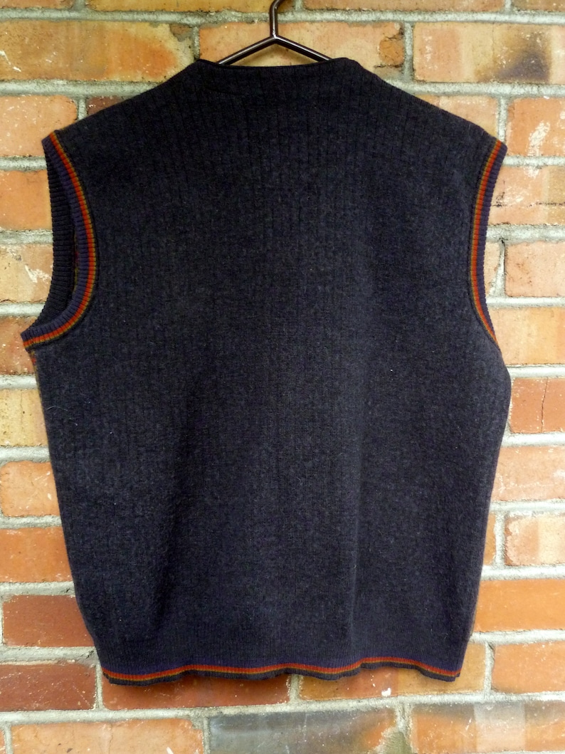 CACHAREL Paris Vintage Shetland Wool Sweater Unisex FREE SHIPPING