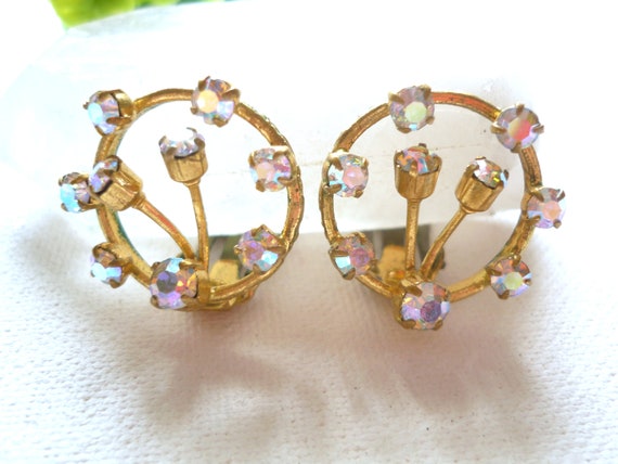 Boucles d'oreilles années 60- boucles d'oreilles … - image 1