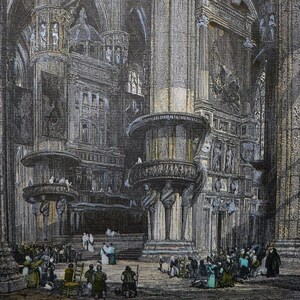 Milano - Italy - Duomo - Hand colored