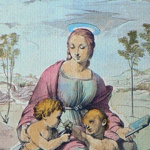 Raffaello Sanzio – Jungfrau – Madonna mit dem Stieglitz, Renaissance, italienische Renaissance, Raffael, Kunst und Sammlerstücke, Drucke